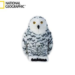 National Geographic Plush Snowy Owl Stuffed Animal Plush Toy Medium