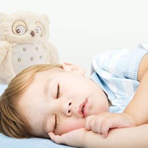 Linzy Plush 96757 10" Soft Dreams Owl with Lullaby & Night Light, 10", Cream