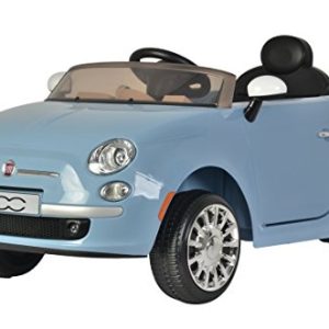 Kid Motorz 6V Fiat 500 Ride On, Blue