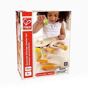 Hape Gourmet Play Kitchen Starter Accessories Wooden Play Set
