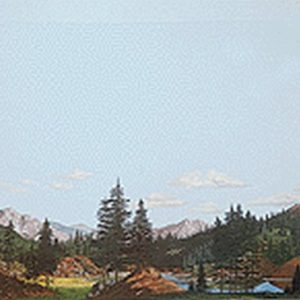 Walthers SceneMaster Instant Horizons Tall Timber Background Scene Toy