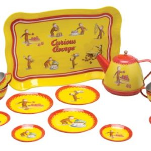 Schylling Curious George Tin Tea Set