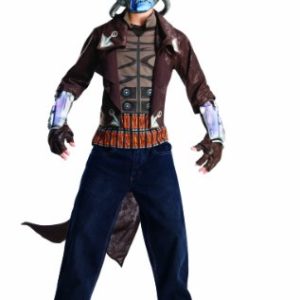Rubies Star Wars Clone Wars Child's Deluxe Cad Bane Costume and Mask, Small