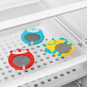 Skip Hop Stay Cool Teether, BPA-free and Freezer Safe Silicone Coated Baby Teether, Hedgehog
