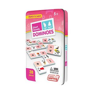 Junior Learning Short Vowel Dominoes Educational Action Games