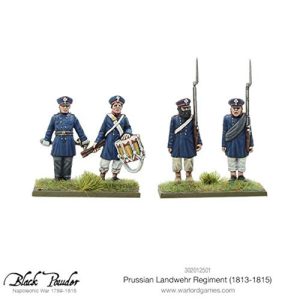 Black Powder Prussian Landwehr Regiment Napoleonic War 1813-1815 Military Wargaming Plastic Model Kit