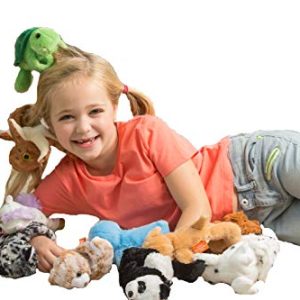 Wild Republic Huggers Otter Plush Toy, Slap Bracelet, Stuffed Animal, Kids Toys, 8"