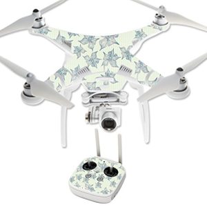 MightySkins Skin Compatible with DJI Phantom 3 Professional Quadcopter Drone wrap Cover Sticker Skins 3D Flowers