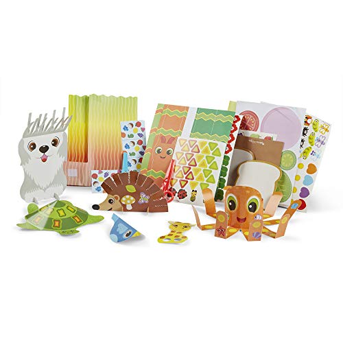 Melissa & Doug Deluxe Scissor Skills Activity Book with 2 Pairs of Child-Safe Scissors, 20 Pages (E-Commerce Packaging, Great Gift for Girls & Boys - Best for 4, 5, 6, & 7 Year Olds)