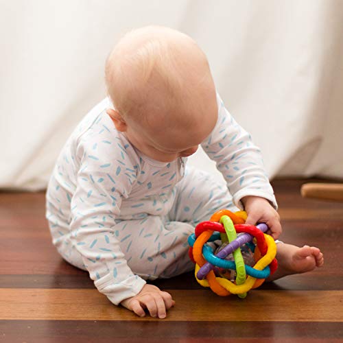 Playgro 0184557 Bendy Ball for Baby Infant Toddler Children, Playgro is Encouraging Imagination with STEM/STEM for a Bright Future - Great Start for a World of Learning