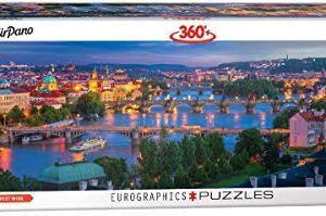 EuroGraphics (EURHR Prague Czech Republic 1000Piece Puzzle (Panorama) 1000Piece Jigsaw Puzzle