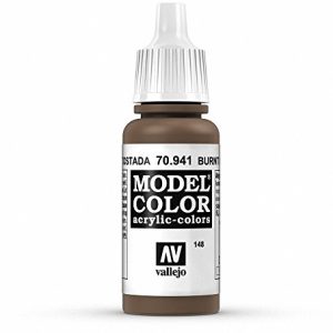Vallejo Burnt Umber Model Color Paint, 17ml