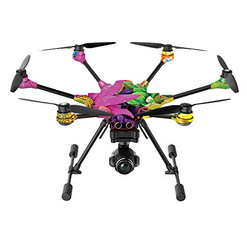 MightySkins Skin Compatible with Yuneec H520-G Quadcopter Drone - Colorful Flowers | Protective, Durable, and Unique Vinyl wrap Cover | Easy to Apply, Remove, and Change Styles | Made in The USA