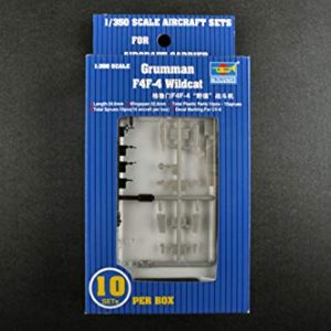 Trumpeter 1/350 F4F4 Wildcat Aircraft Set for USS Hornet (10-Box)