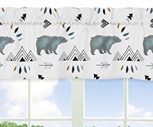 Sweet Jojo Designs 4-Piece Bear Mountain Watercolor Boy Twin Kid Childrens Bedding Comforter Set s