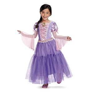Rapunzel Deluxe Disney Princess Tangled Costume, Medium/7-8