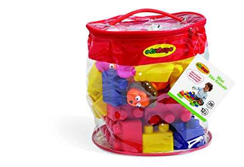 Edushape Mini Edu-Animals, Flexible Blocks, 28 Piece