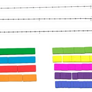 Didax Educational Resources Fraction Tile# Line Set