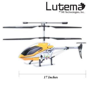 Lutema Mid-Sized 3.5CH Remote Control Helicopter, Yellow