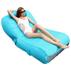 Ove Decors Inflatable Pool Float Lounger, Blue