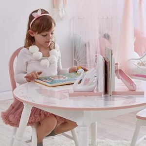 Fantasy Fields TD-12806A Girls Ballet Swan Lake Ballerina Set of Bookends, White/Pink