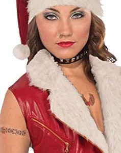 Forum Men's Biker Santa Leather Hat