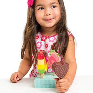 Le Toy Van Honeybake Collection Ice Lollies Set Premium Wooden Toys for Kids Ages 3 Years & Up
