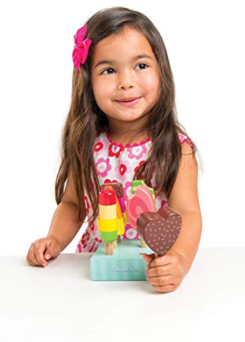 Le Toy Van Honeybake Collection Ice Lollies Set Premium Wooden Toys for Kids Ages 3 Years & Up