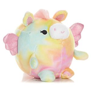KP Cuddle Pal - Round Small Tie Dye Pegasus -4.5""- Amara