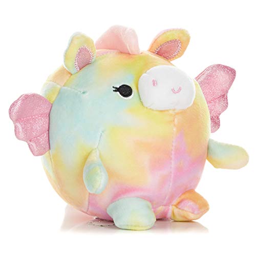 KP Cuddle Pal - Round Small Tie Dye Pegasus -4.5""- Amara