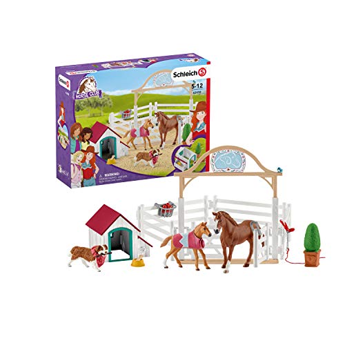 SCHLEICH Hannah's Guest Horses w/ Ruby The Dog