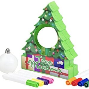 TreeMendous Christmas Tree Ornament Decorating Kit for Kids ages 6+. Top Rated Craft Activity Game, Holiday Toy DIY Ornament Maker