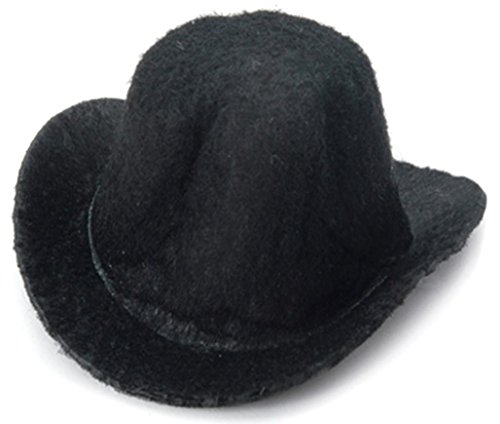 Darice Doll Hat: Black Felt Top Hat, 2 inches, 1 Piece