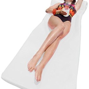 Pool Mate XX-Large Foam Mattress Swimming Pool Float, White with bonus Kool Kan
