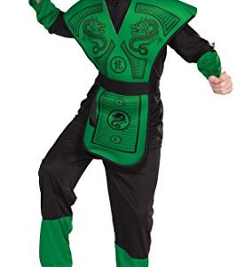 Forum Novelties Green Ninja Costume, Child Medium