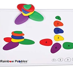 EDX Education Rainbow Pebbles Activity Set