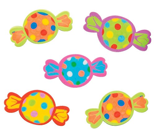 Raymond Geddes Mini Sweets Erasers, 100 Pack (69862)