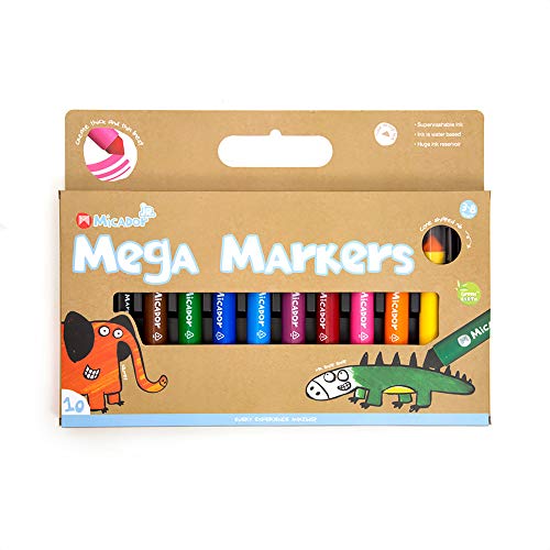 Micador jR. Mega Markers, 10-Colors