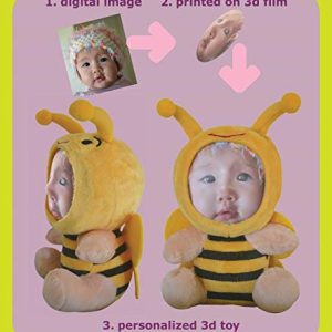 MiniMe M5227 6 Inches Yellow Chicken 3D Plush Dolls, 10 Piece