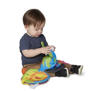 Melissa & Doug K’s Kids Whose Tail? 8-Page Soft Activity Book, The Original (Great Gift for Girls and Boys - Best for Babies and Toddlers, All Ages)