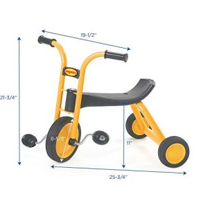 Angeles MyRider Mini Trike Bike, Yellow – Perfect for Beginning Riders Ages 2+, Encourages Active Play, Supports Up to 70lbs., Durable Design, Built-In Safety Features, Comfortable Ride, Solid Tires