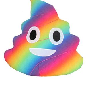 KIDS PREFERRED Emoji Small Rainbow Poop Plush
