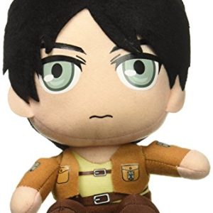 GE Animation Great Eastern GE-52997 Attack On Titan Eren Sitting Pose Stuffed Plush