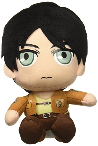 GE Animation Great Eastern GE-52997 Attack On Titan Eren Sitting Pose Stuffed Plush