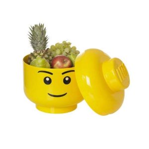 LEGO Large Storage Head, Yellow, Girl