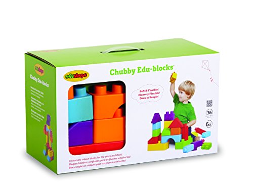 Edushape Chubby Edu-Blocks, 36 Piece