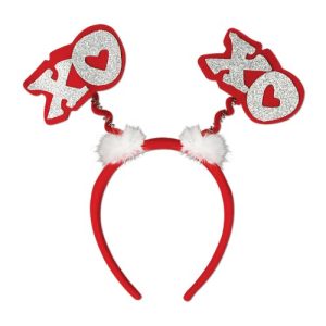 Beistle 70767 Glittered XOXO Boppers, 1 Per Package