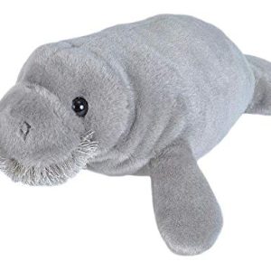 Wild Republic Manatee Plush, Stuffed Animal, Plush Toy, Gifts for Kids, Cuddlekins 10 Inches