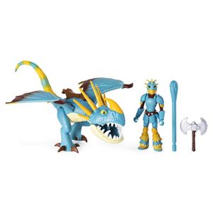 Dreamworks Dragons, Stormfly & Astrid, Dragon with Armored Viking Figure, for Kids Aged 4 & Up