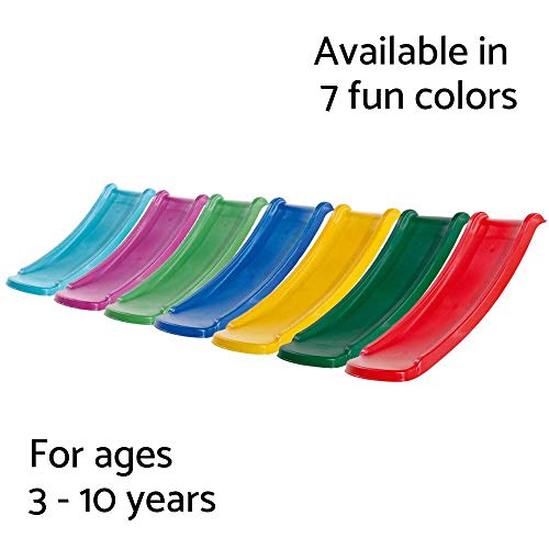 Blue Rabbit Play Outdoor Toddler Slide, 4 Feet, Turquoise